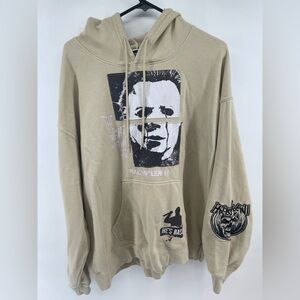 Halloween 2 Michael Myers Trasher Blockbuster Jamie Lee Curtis Unisex XXL Plus